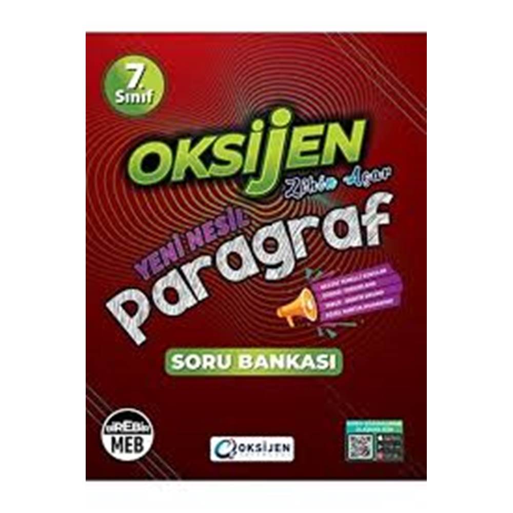 OKSİJEN 7. SINIF PARAGRAF SORU BANKASI