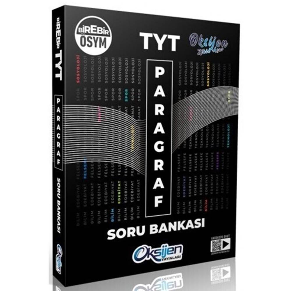 OKSİJEN TYT PARAGRAF SORU BANKASI