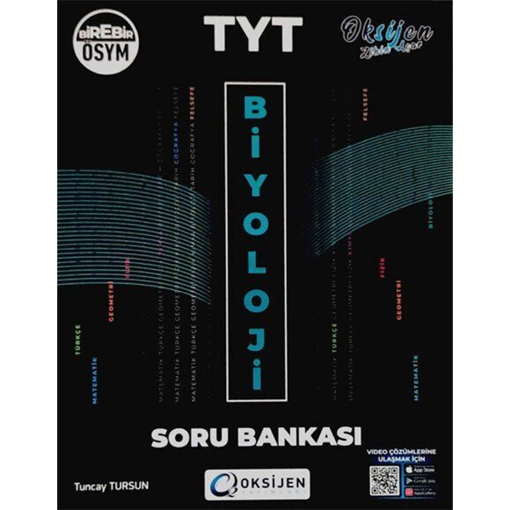 OKSİJEN TYT BİYOLOJİ SORU BANKASI