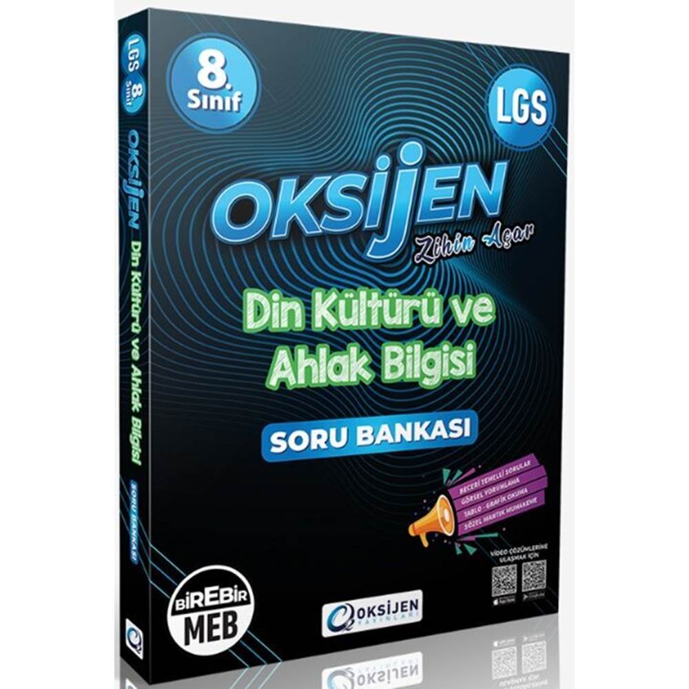 OKSİJEN 8. SINIF DİN KÜLTÜRÜ SORU BANKASI