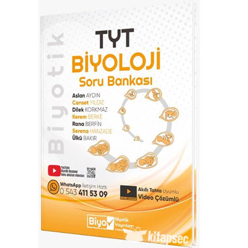 Biyotik Yayınları TYT Biyoloji Biyotik Soru Bankası