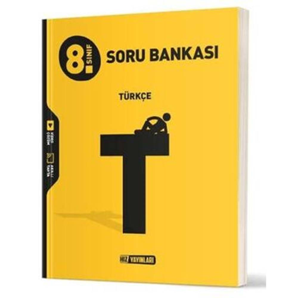 Hız Yayınları 8. Sınıf Türkçe Soru Bankası