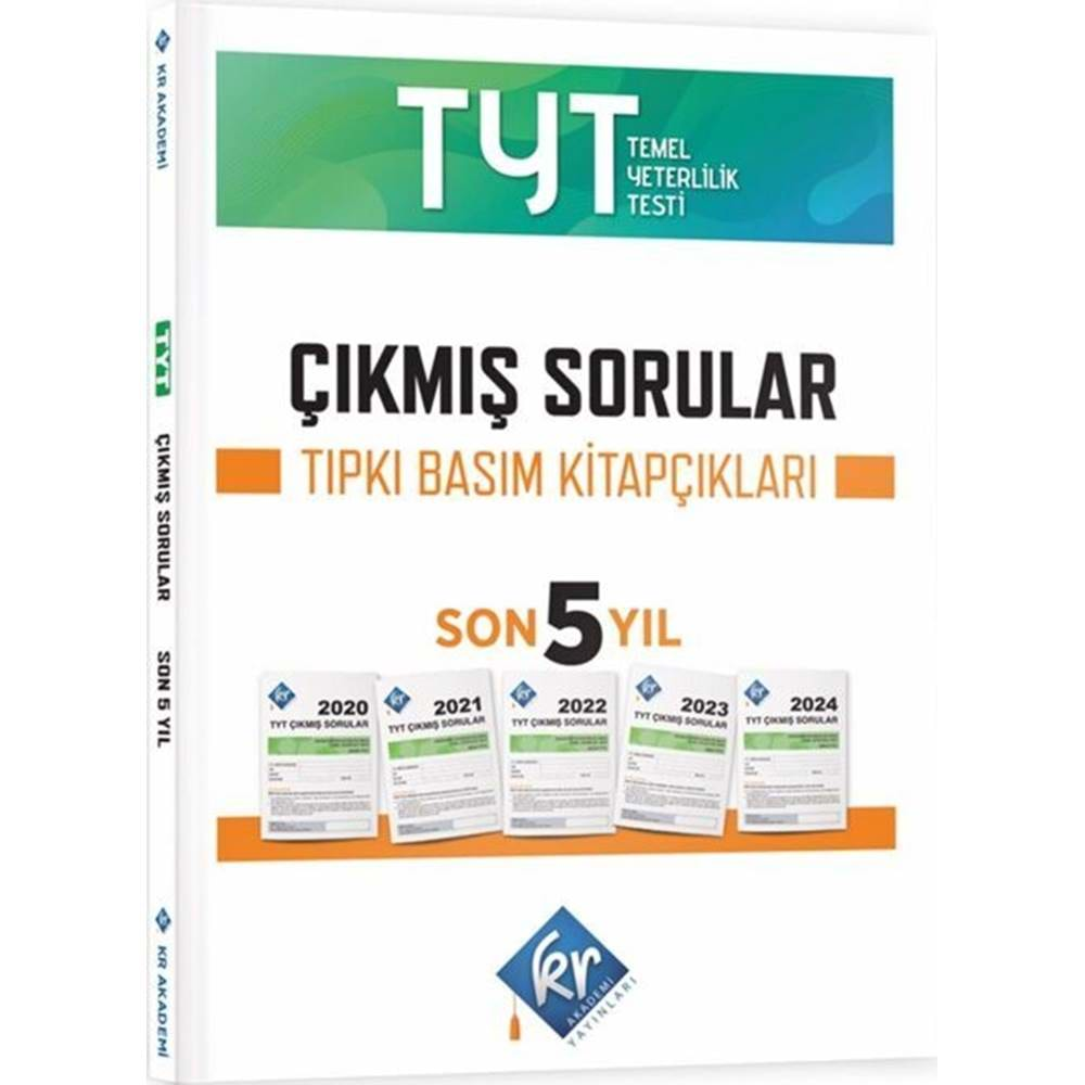 KR Akademi TYT Çıkmış Sorular Son 5 Yıl Tıpkı Basım Fasikülleri