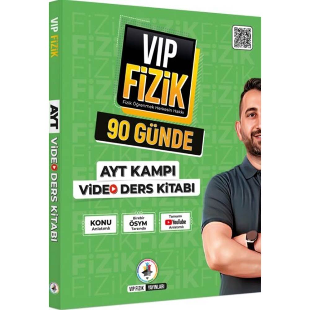 Vip Fizik Yayınları Vip Fizik 90 Günde AYT Kampı Video Ders Kitabı