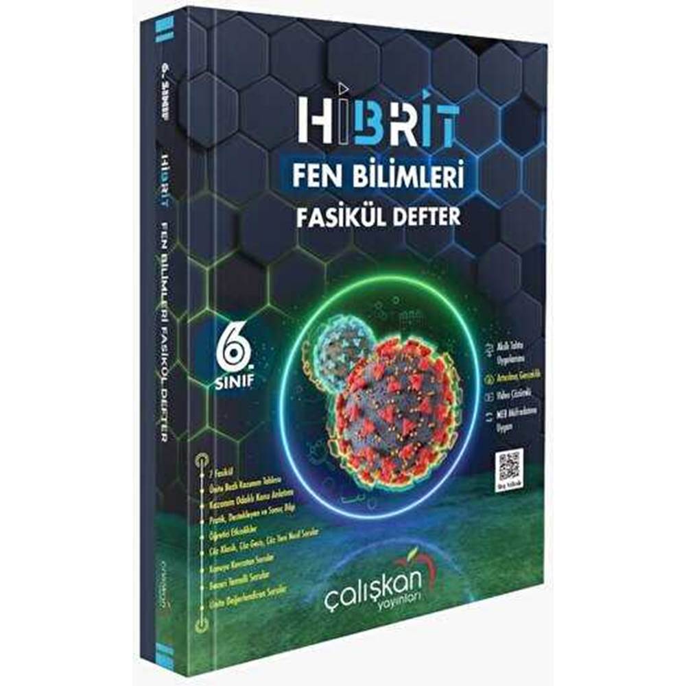 Çalışkan Yayınları 6. Sınıf Hibrit Fen Bilimleri Fasikül Defter