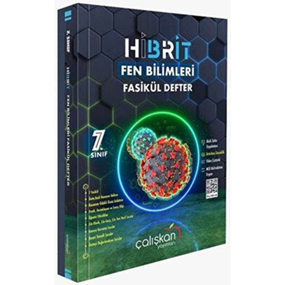 Çalışkan Yayınları 7. Sınıf Hibrit Fen Bilimleri Fasikül Defter