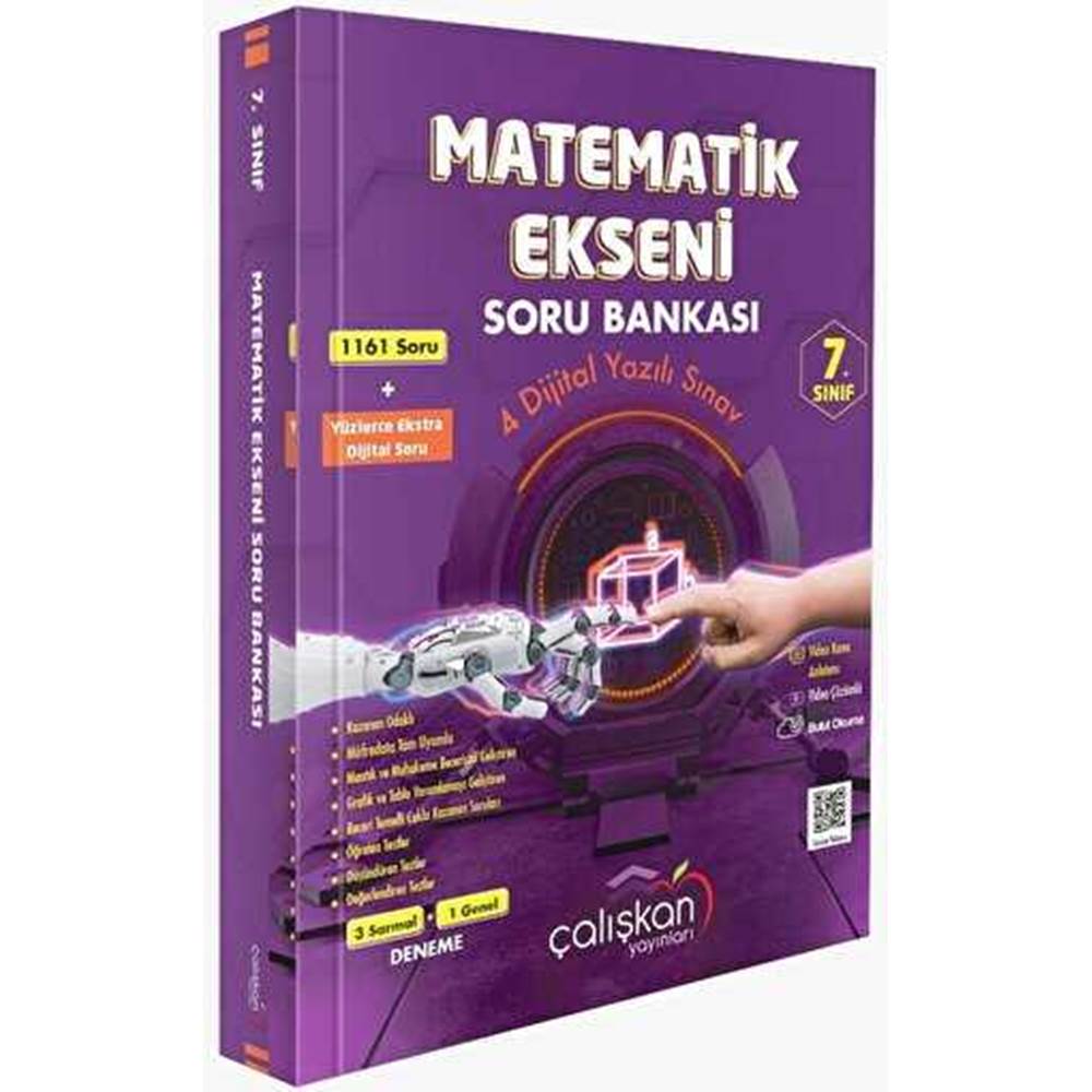 Çalışkan Yayınları 7. Sınıf Matematik Ekseni Soru Bankası