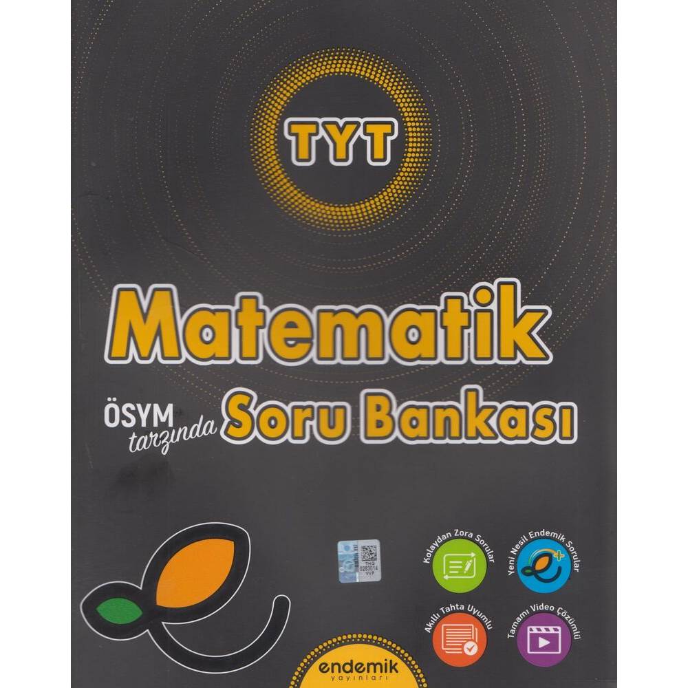 Endemik Yayınları TYT Matematik Soru Bankası