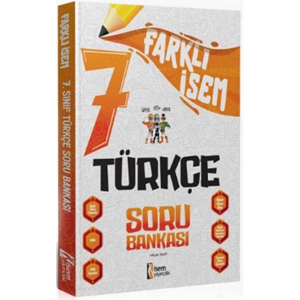 7. Sınıf Farklı İsem Türkçe Soru Bankası