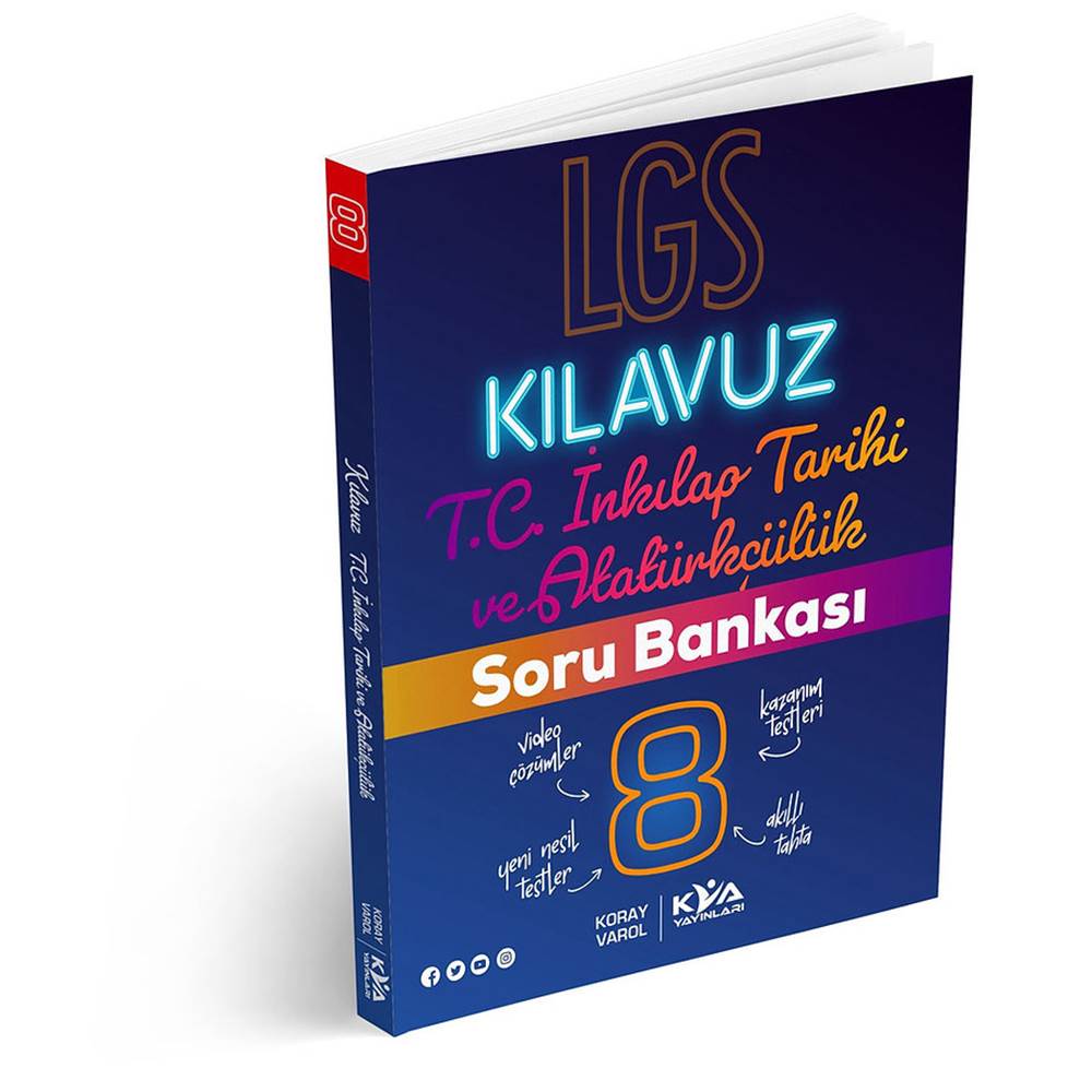 8. SINIF KILAVUZ SERİSİ T.C. İNKILAP TARİHİ SORU BANKASI