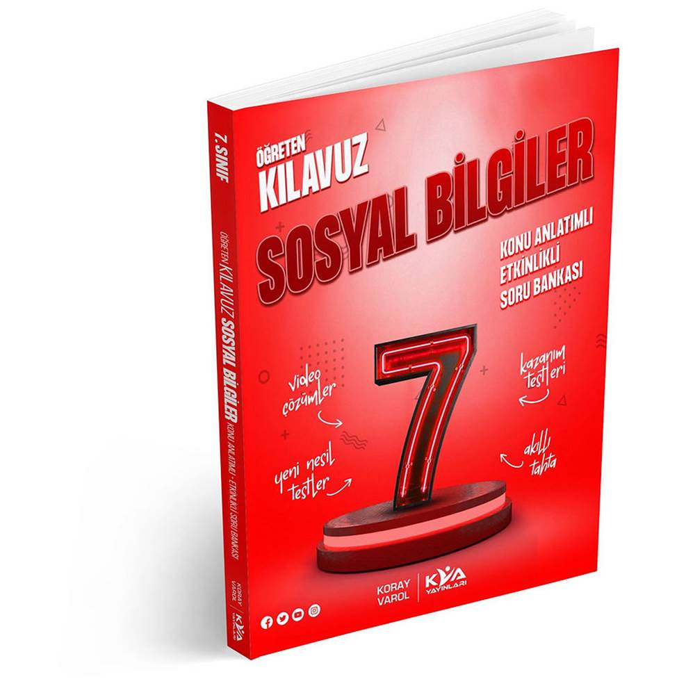 7. SINIF ÖĞRETEN KILAVUZ SOSYAL BİLGİLER KONU ANLATIMLI ETKİNLİKLİ SORU BANKASI