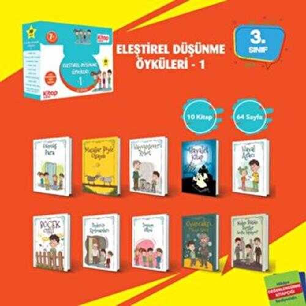 Eleştirel ve Yaratıcı Düşünme Öyküleri - 1 10 Kitap - Etkinlik Testi - Değerlendirme Testi