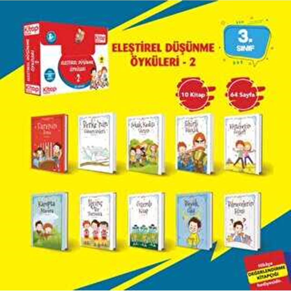 Eleştirel ve Yaratıcı Düşünme Öyküleri - 2 10 Kitap - Etkinlik Testi - Değerlendirme Testi