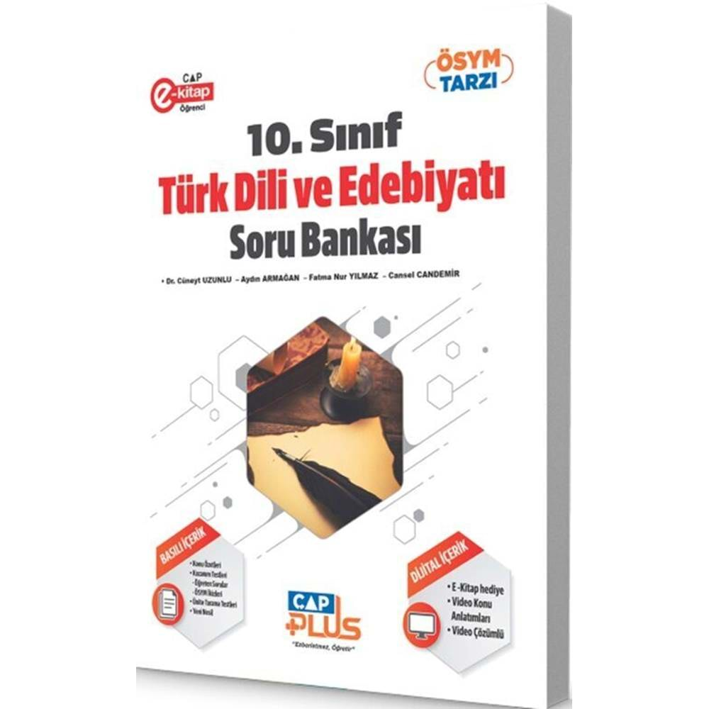 Çap Yayınları 10. Sınıf Türk Dili ve Edebiyatı Plus Soru Bankası