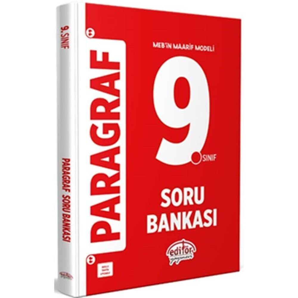 Editör Yayınları 9. Sınıf Paragraf Soru Bankası