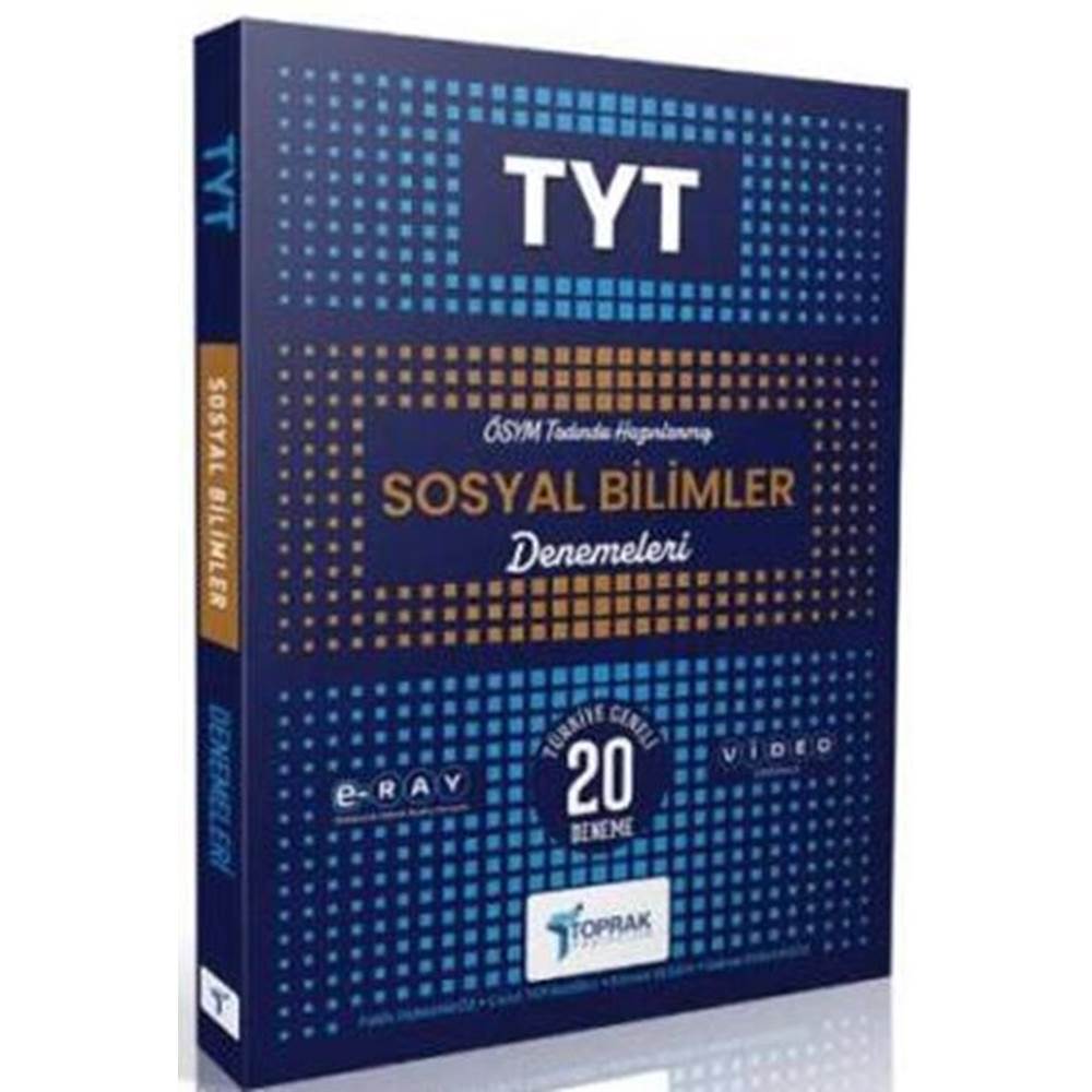 Toprak Yayıncılık TYT Sosyal Bilgiler 20 li Deneme Kitabı