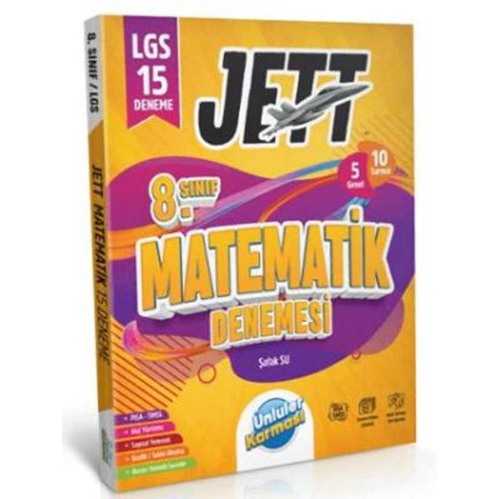 Ünlüler Karması 8. Sınıf Jett Matemetik 15 Deneme