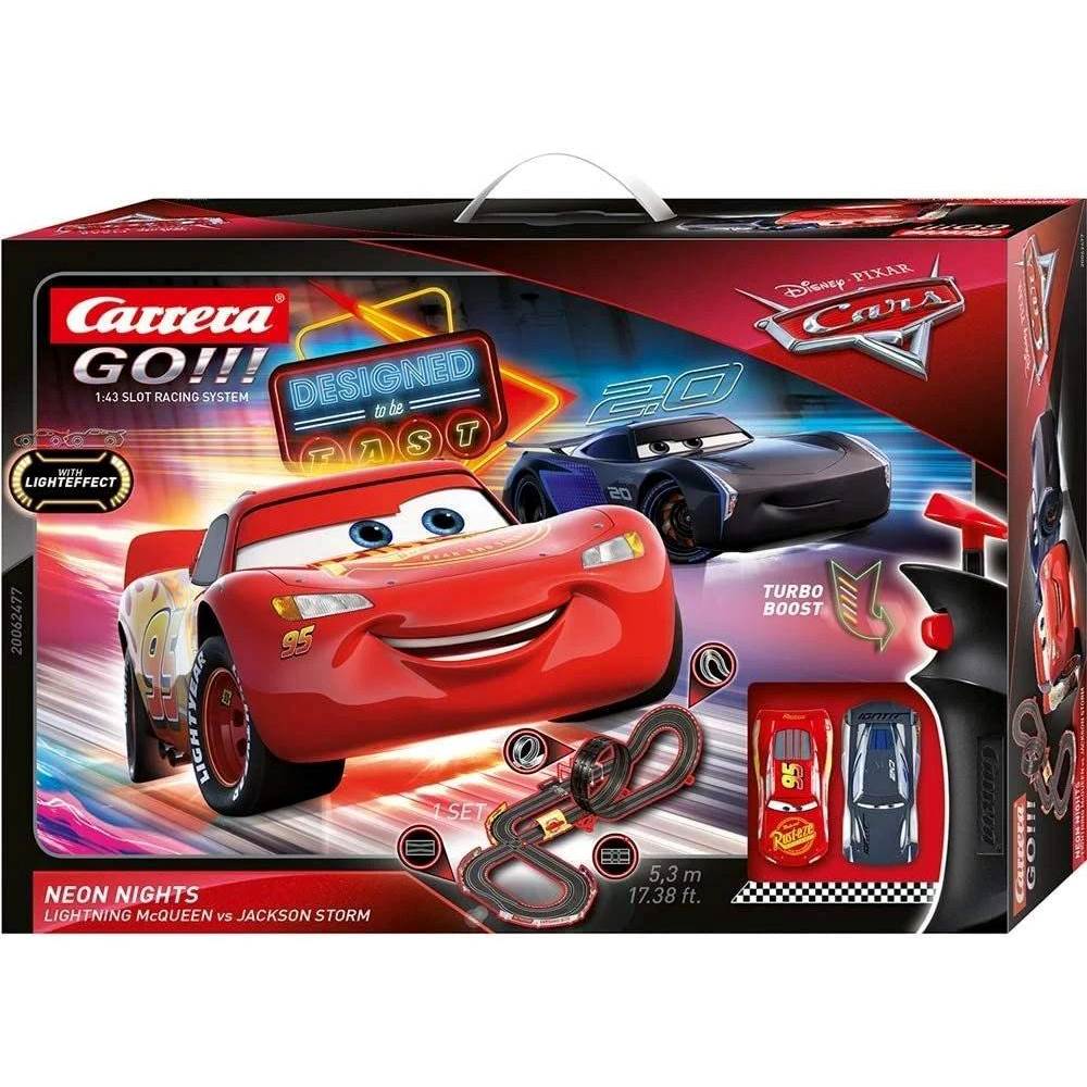 Carrera Pixar Cars Go Lightning Mcqueen ve Jackson Storm