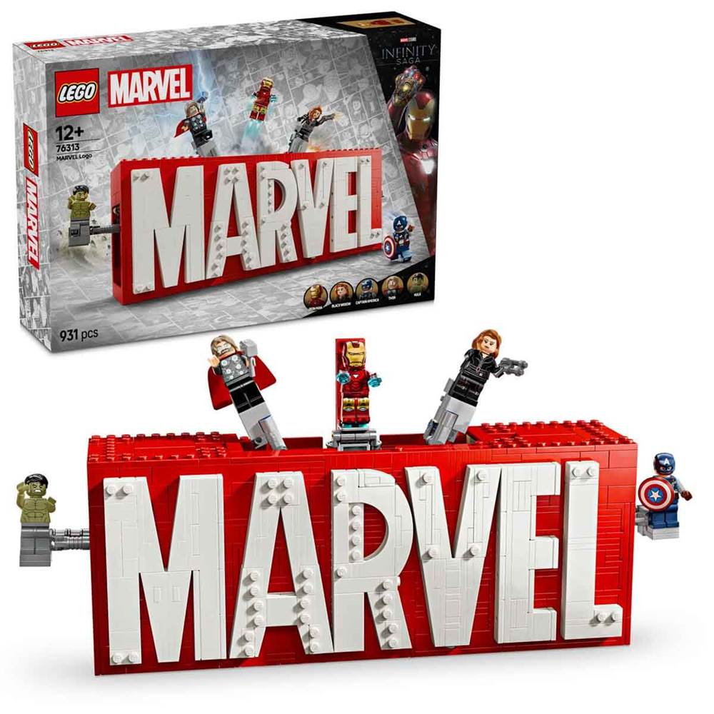 LEGO Marvel: MARVEL Logosu ve Minifigürleri