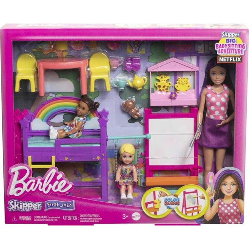Barbie Skipper Bebek Bakıcılığı Eğlencesi Oyun Seti