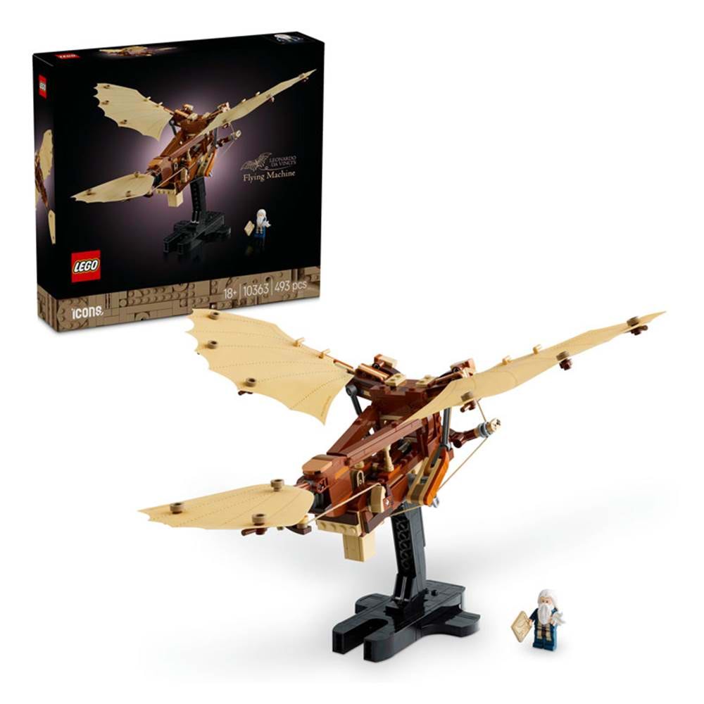 Lego Icons Leonardo da Vinci'nin Uçan Makinesi