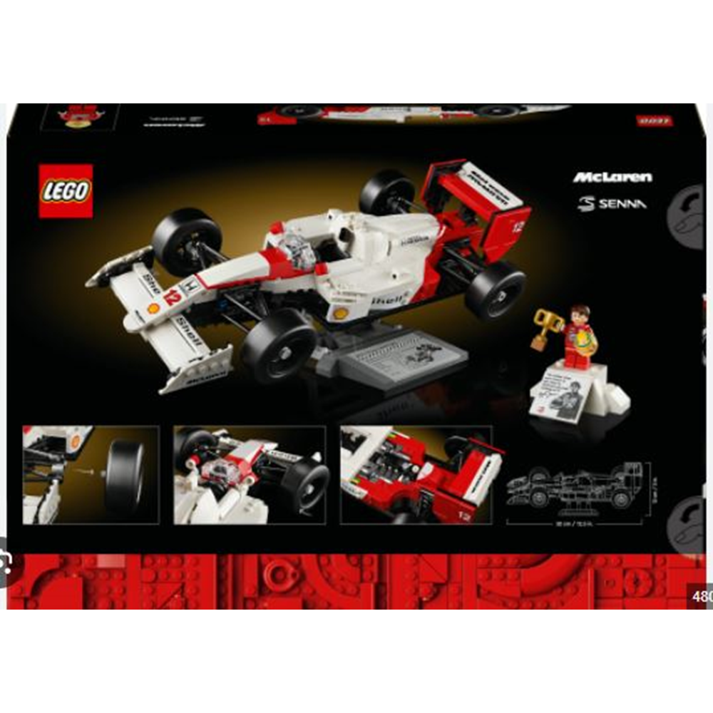 Lego Icons McLaren MP4/4 ve Ayrton Senna