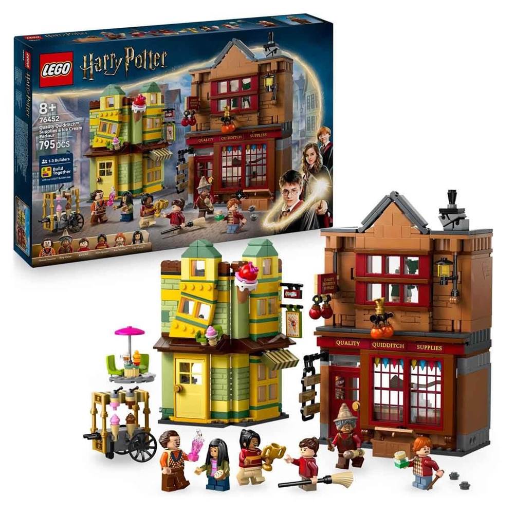 LEGO Harry Potter Kaliteli Quidditch Malzemeleri ve Dondurma Salonu