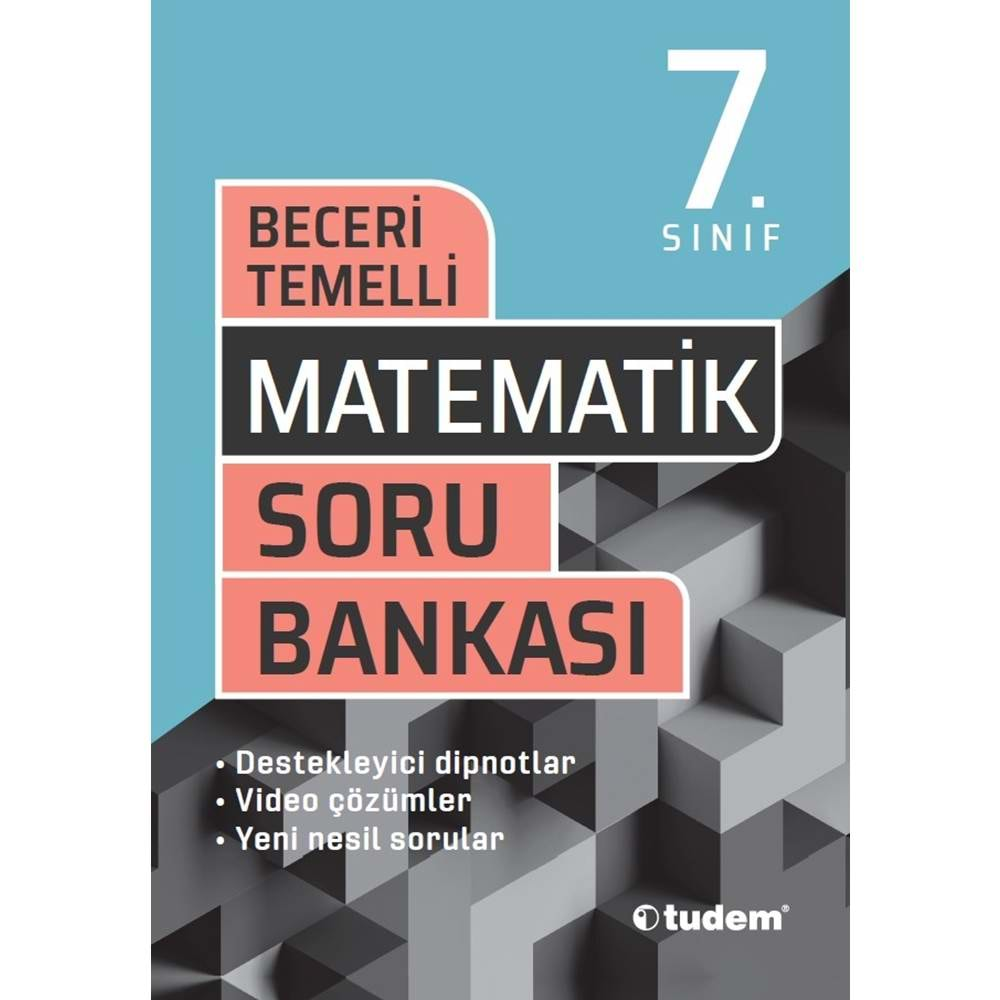 7. Sınıf Matematik Beceri Temelli Soru Bankası Tudem Yayınları