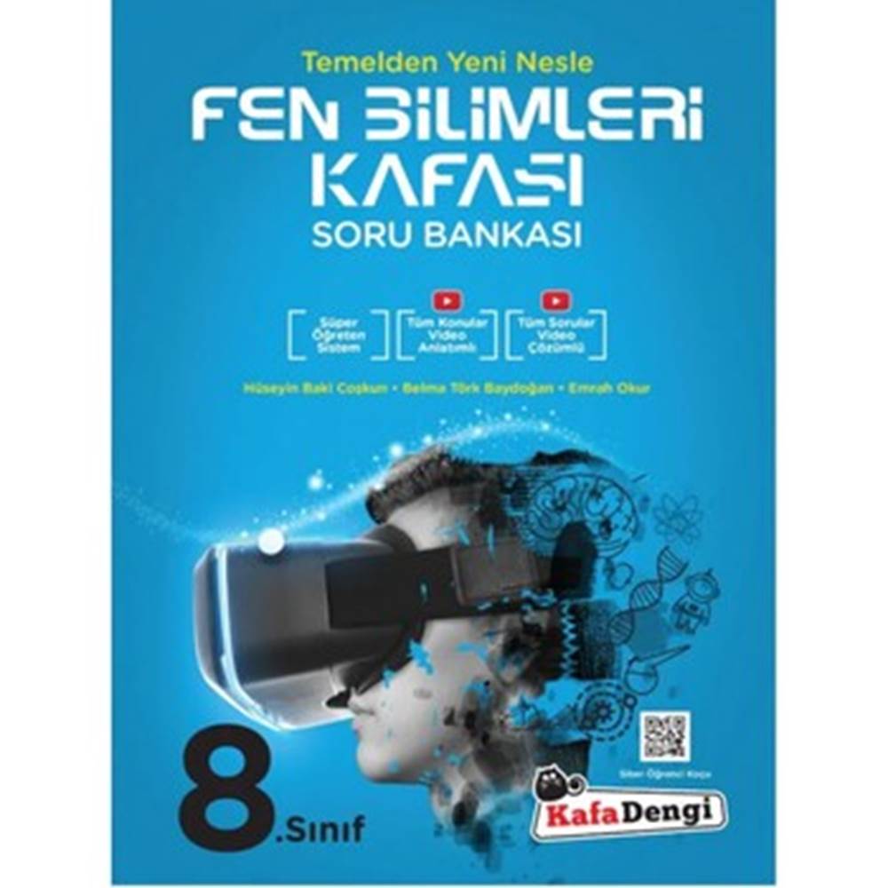 KafaDengi 8.Sınıf Fen Bilimleri Kafası Soru Bankası (Tümü Video Çözümlü)