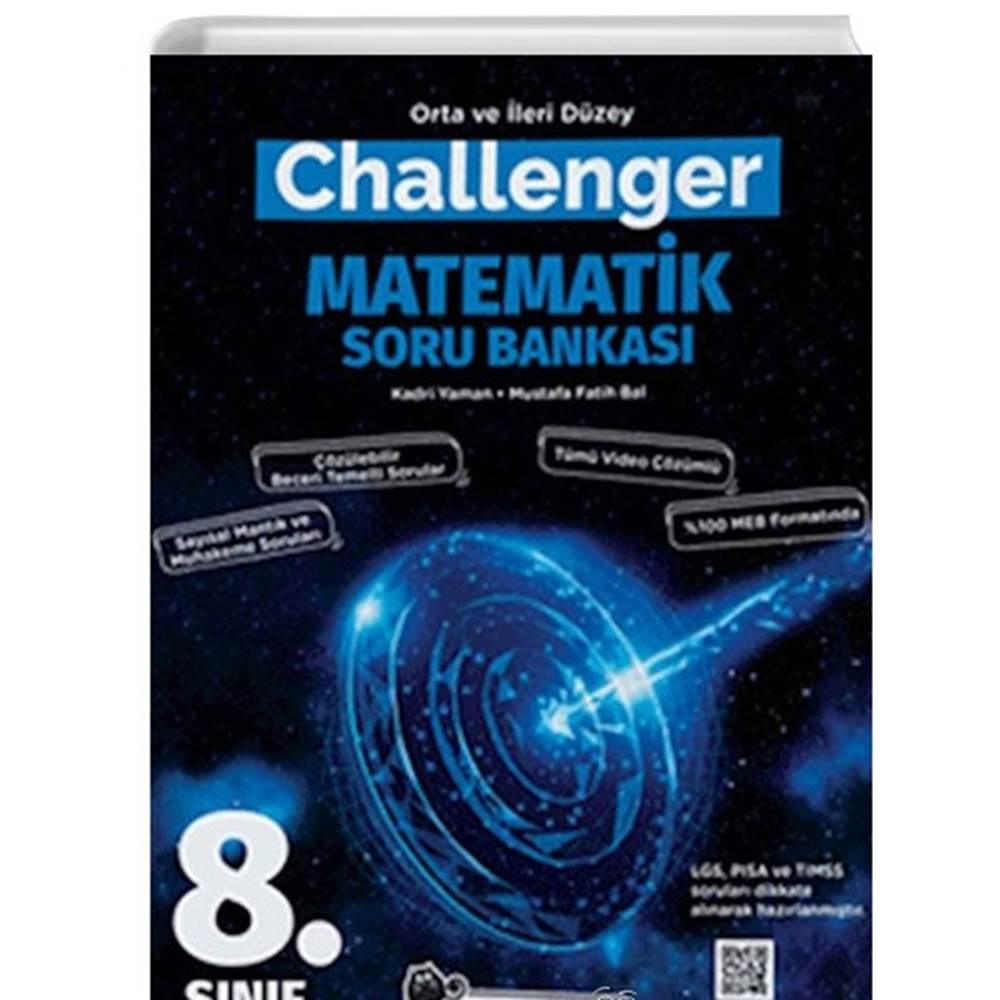 KafaDengi 8.Sınıf Challenger Matematik Soru Bankası (Tümü Video Çözümlü)