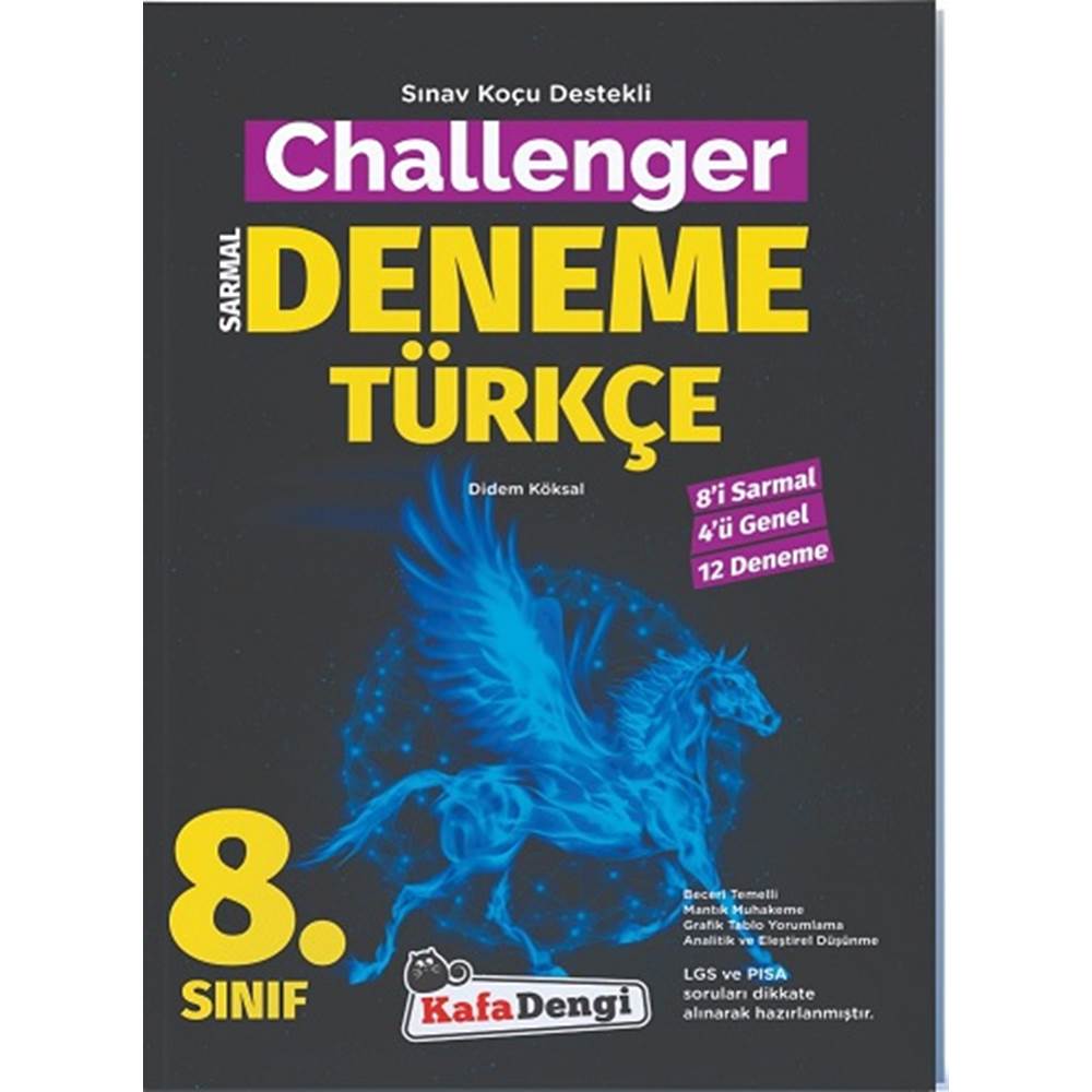 Kafa Dengi Yayınları 8. Sınıf LGS Türkçe Challenger Deneme