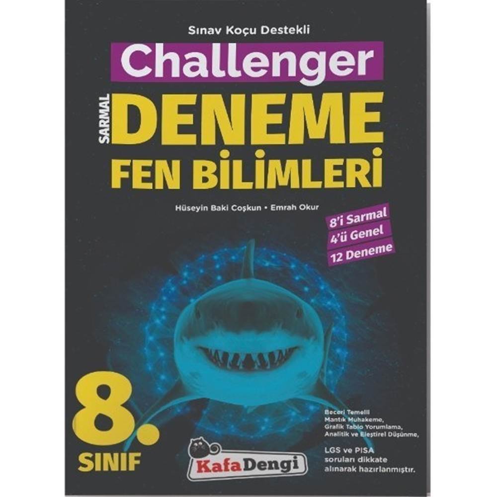 KafaDengi 8.Sınıf Challenger Fen Bilimleri Branş Denemesi (12'li) (Tümü Video Çözümlü)