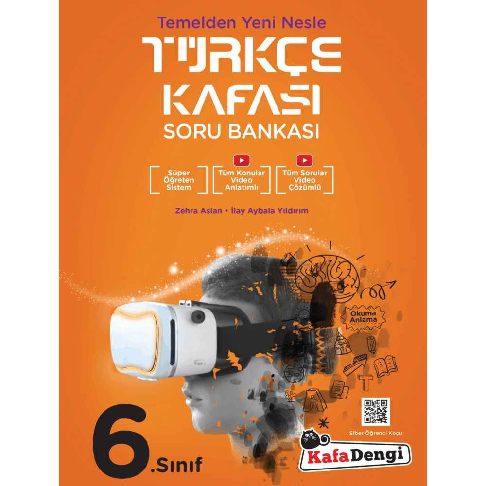 KafaDengi 6.Sınıf Türkçe Kafası Soru Bankası (Tümü Video Çözümlü)