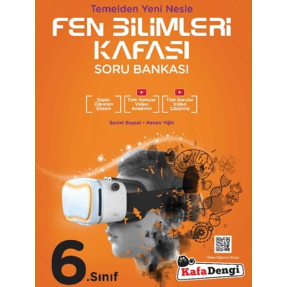 KafaDengi 6.Sınıf Fen Bilimleri Kafası Soru Bankası (Tümü Video Çözümlü)