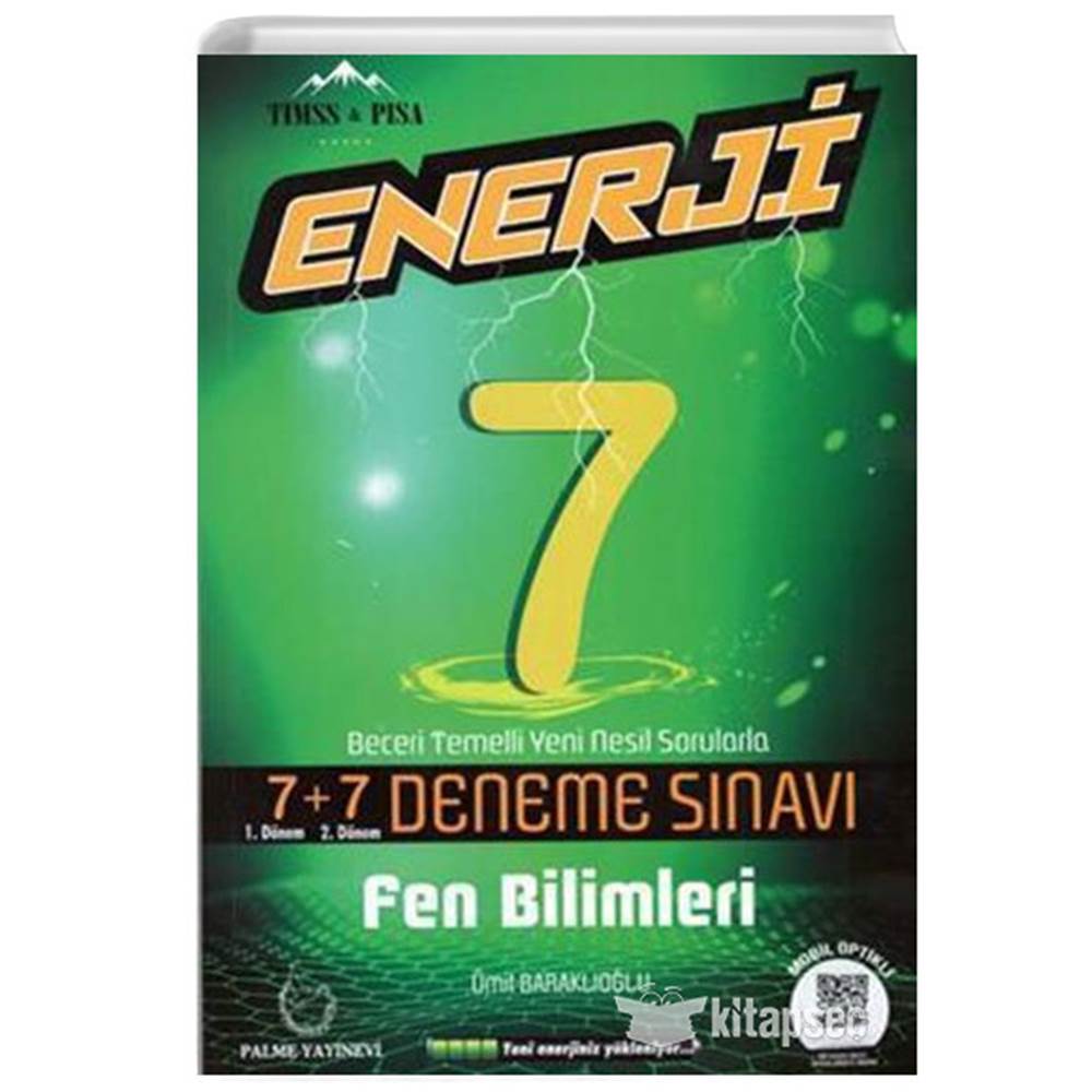 Palme 7.Sınıf Enerji Fen Bilimleri 7+7 Deneme Sınavı