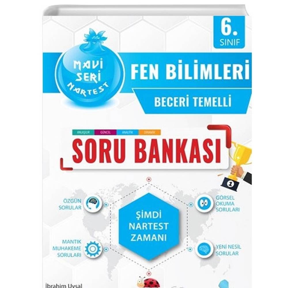 Nartest Yayınevi 6. Sınıf Mavi Fen Bilimleri Soru Bankası