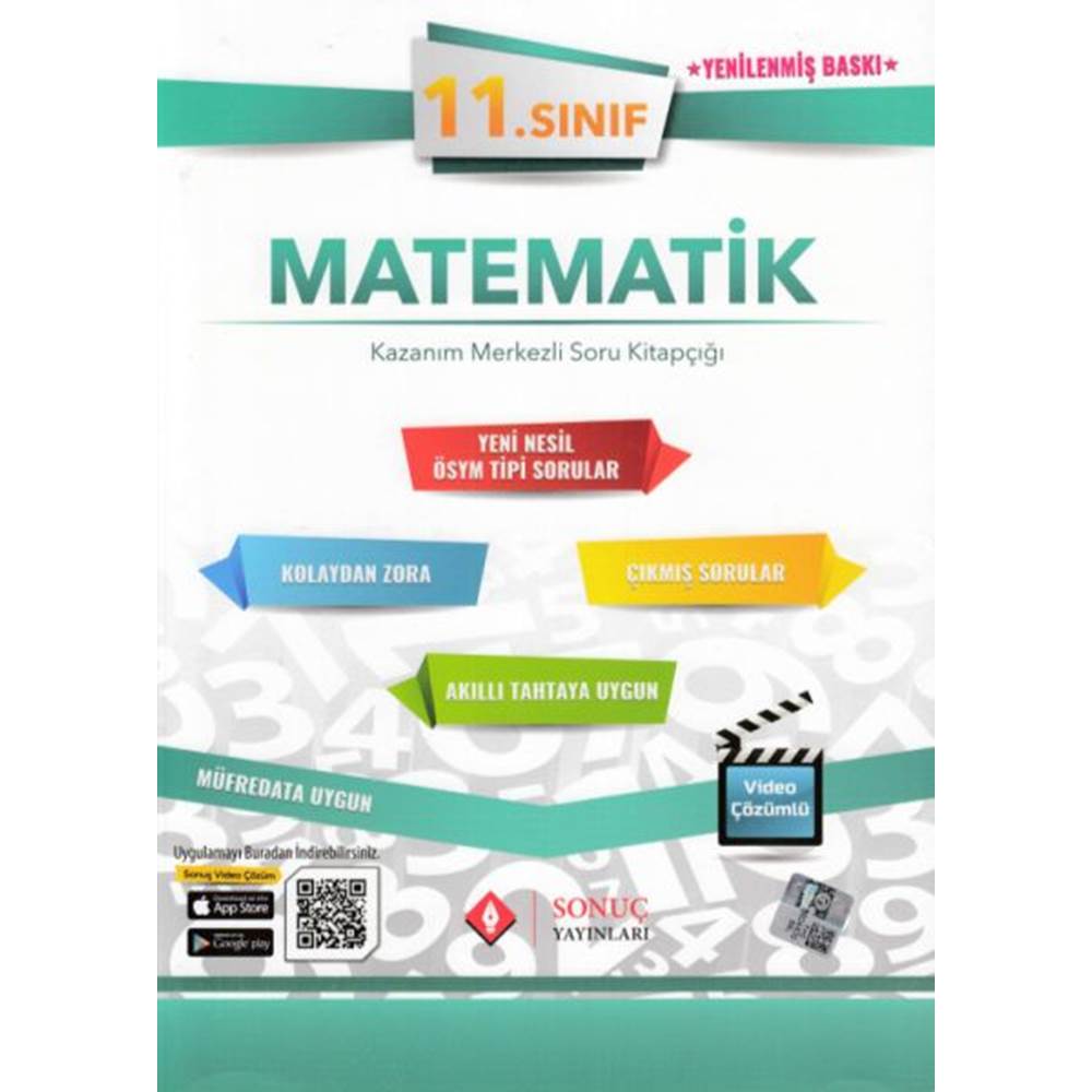 Sonuç Yayınları 11. Sınıf Matematik Set Kazanım Merkezli Soru Kitapçığı