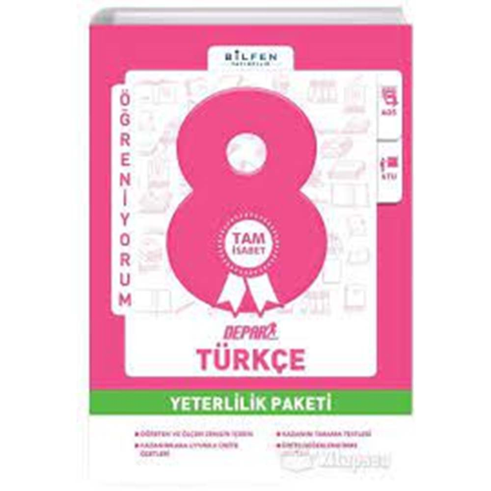 BİLFEN 8. SINIF TÜRKÇE DEPAR YETERLİLİK PAKETİ