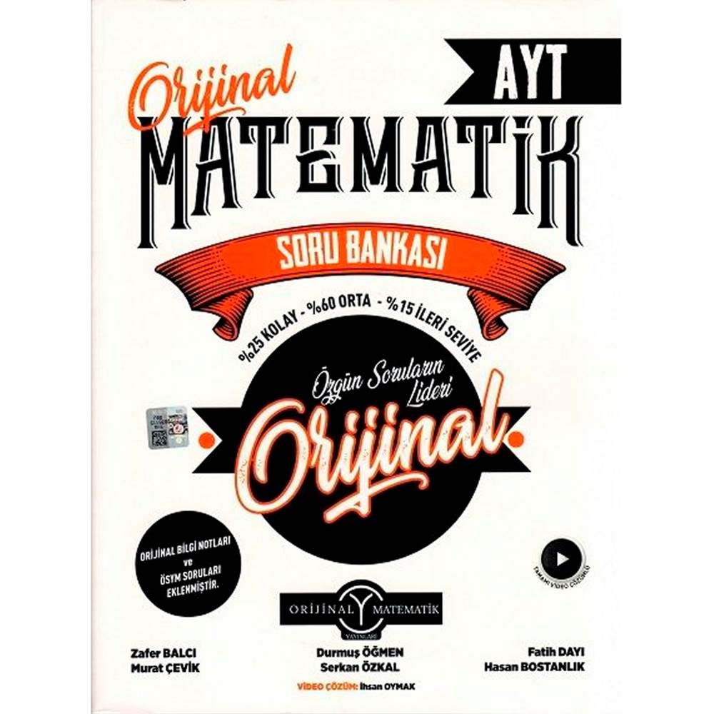 ORİJİNAL YKS AYT S.B. MATEMATİK