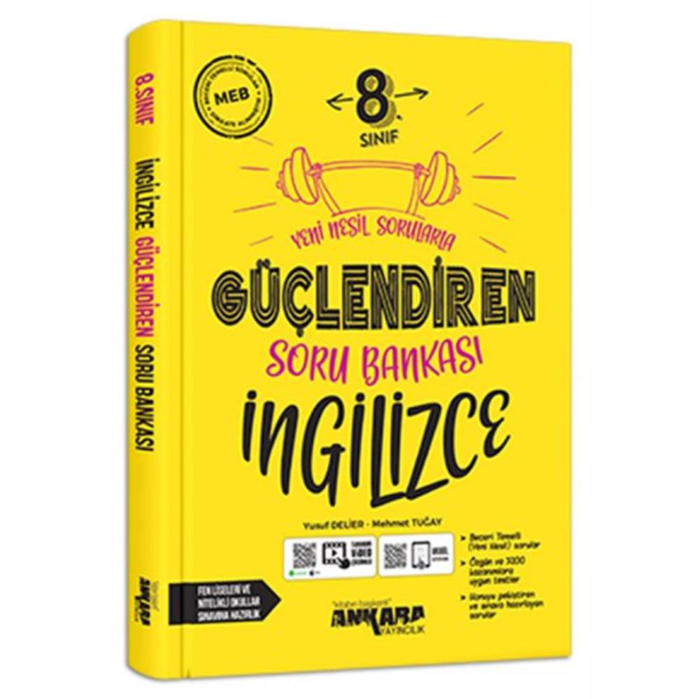 Ankara Yayıncılık 8. Sınıf İngilizce Güçlendiren Soru Bankası