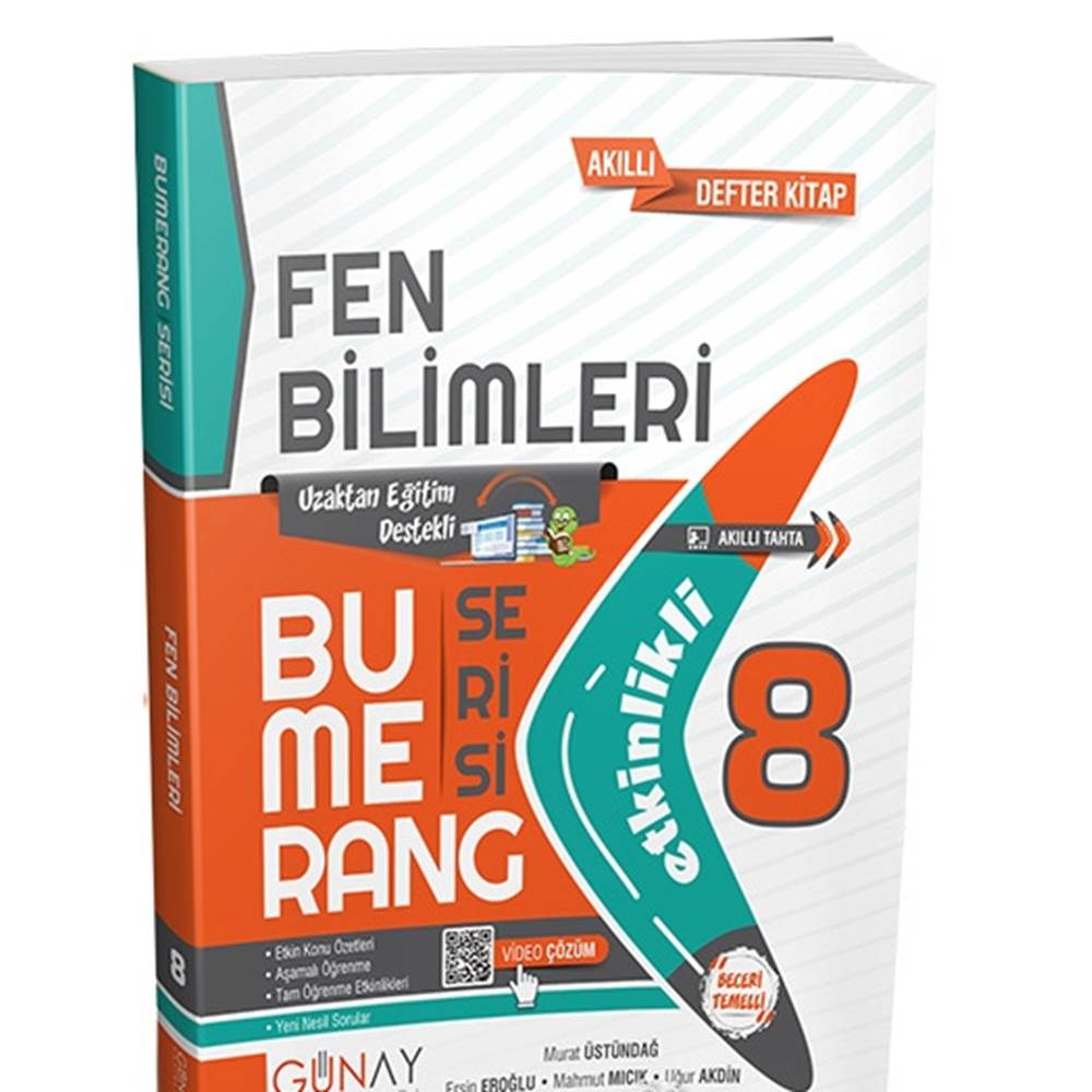 Günay 8. SINIF Bumerang Etkinlikli Fen Bilimleri