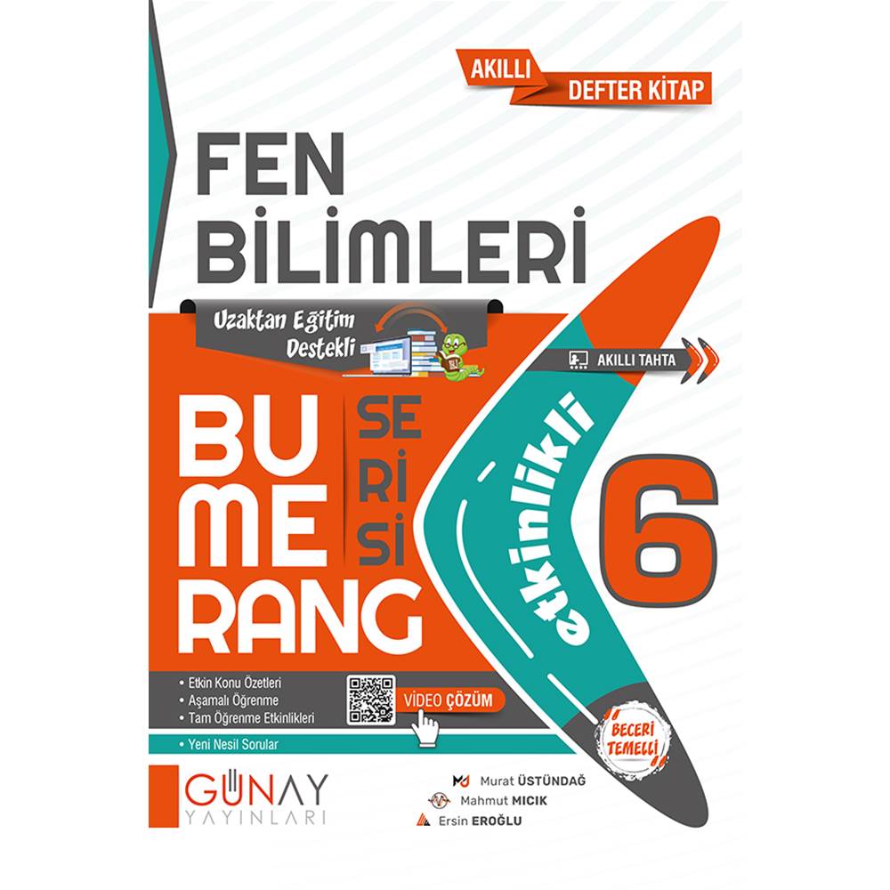 Günay 6. SINIF Bumerang Etkinlikli Fen Bilimleri