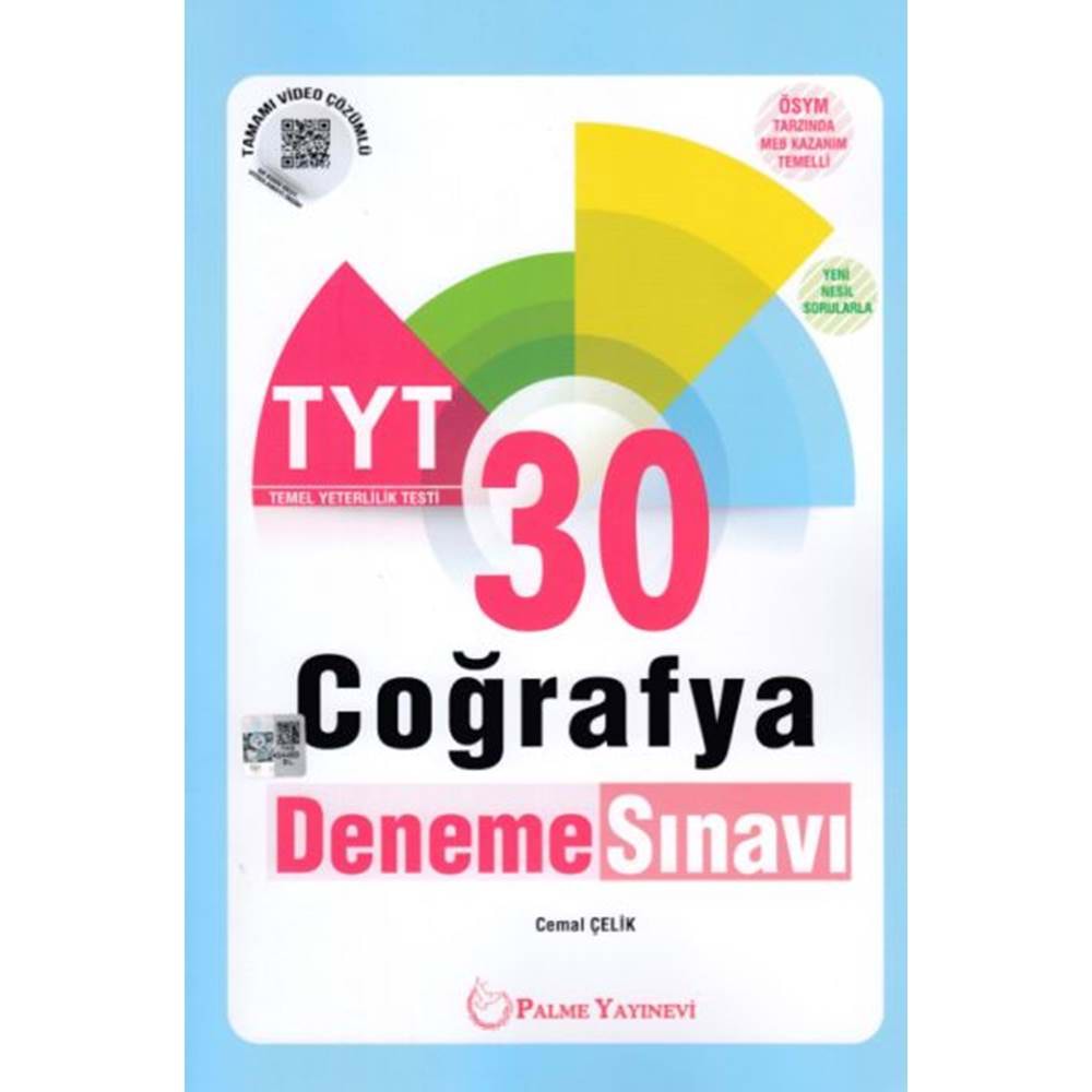 PALME YKS TYT COĞRAFYA 30 DENEME SINAVI *YENİ*