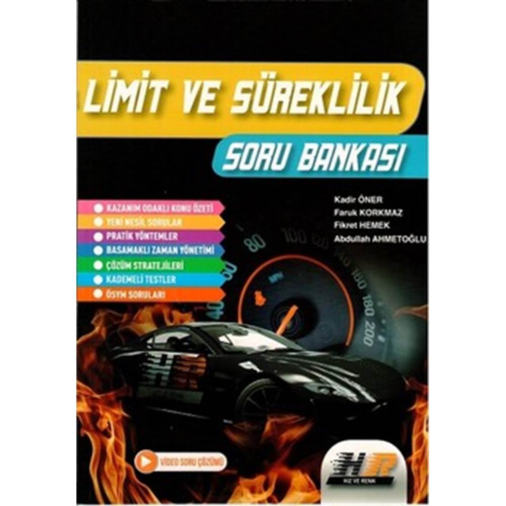 YKS AYT HIZ ve RENK S.B. LİMİT SÜREKLİLİK - 2022