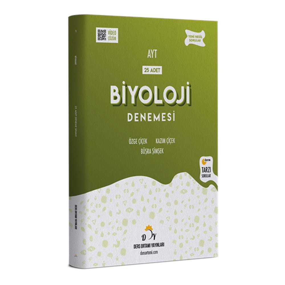 Ders Ortamı Yayınları 25’li AYT Biyoloji Denemesi