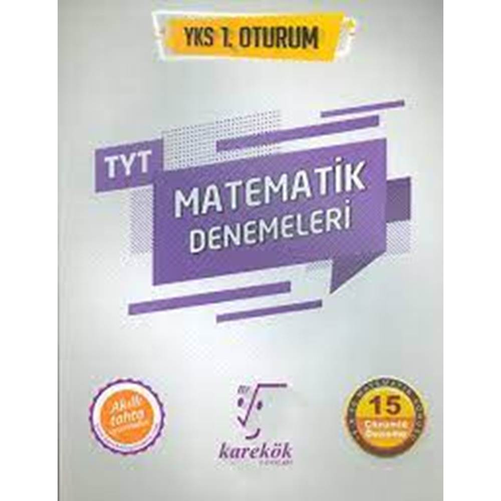 KAREKÖK TYT MATEMATİK DENEMELERİ