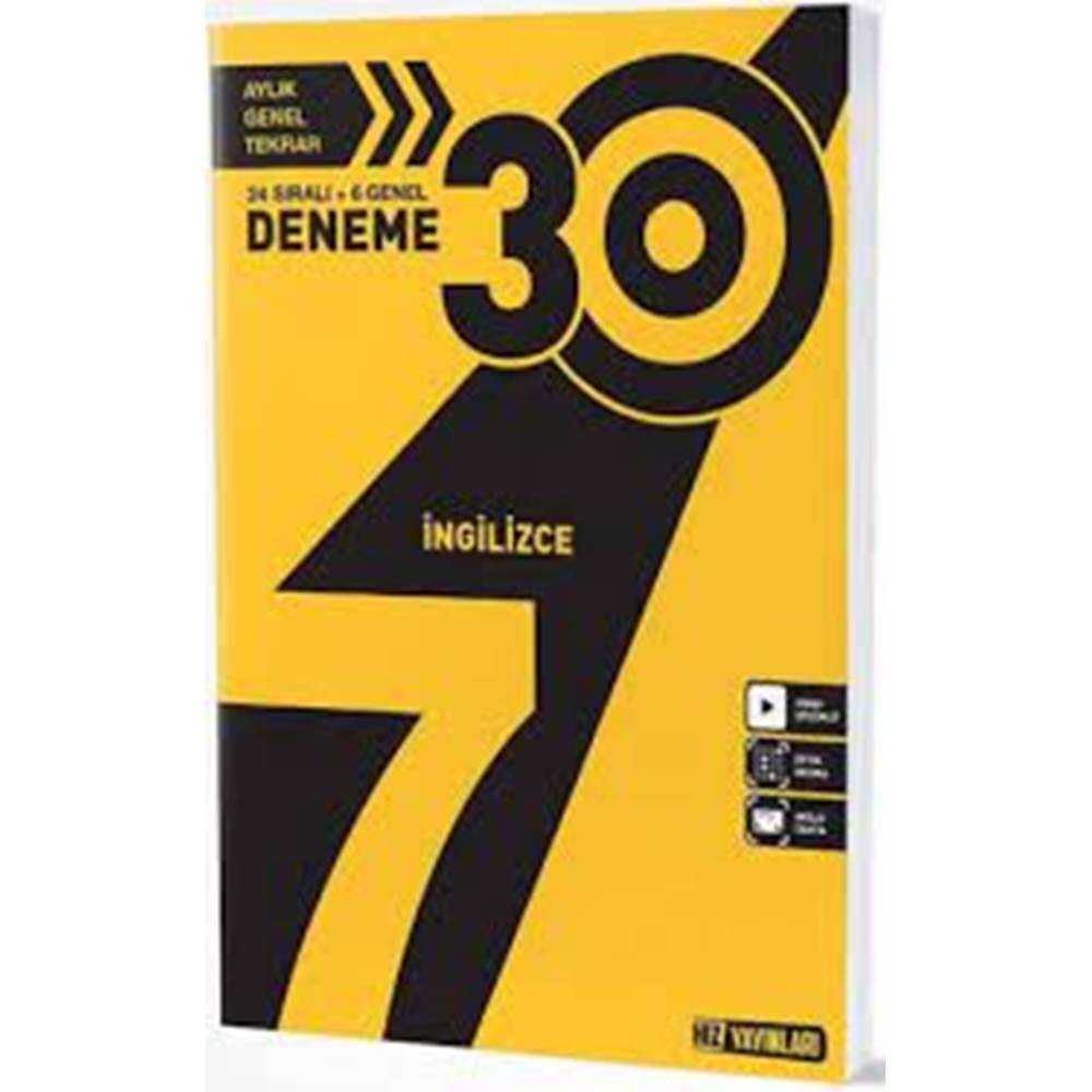 HIZ 7. SINIF İNGİLİZCE DENEME 30 LU