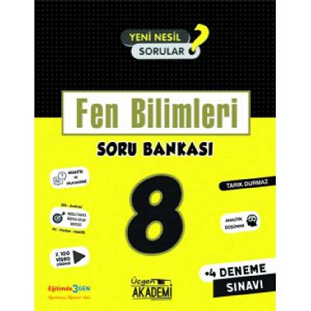 ÜÇGEN 8. Sınıf FEN BİLİMLERİ - Soru Bankası