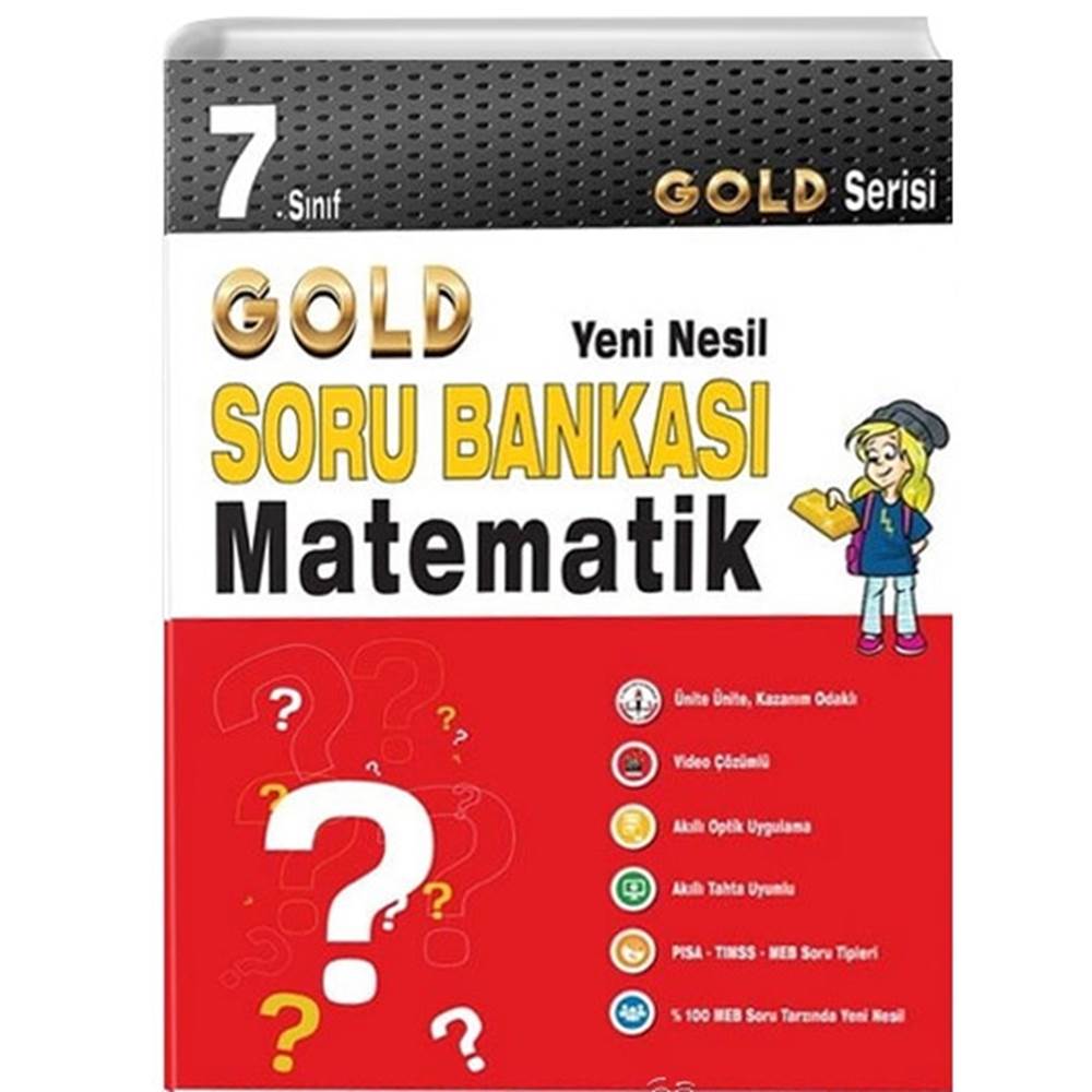 Mutlu Yayıncılık 7. Sınıf Matematik Gold Serisi Yeni Nesil Soru Bankası