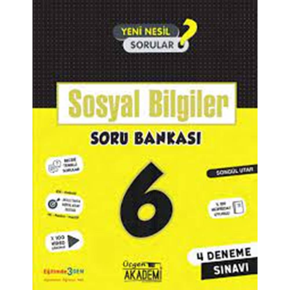 ÜÇGEN 6. Sınıf SOSYAL BİLGİLER - Soru Bankası